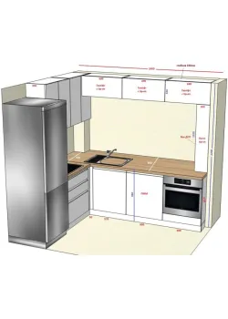 Мебель Вариант Кухни №369 18.02.2026