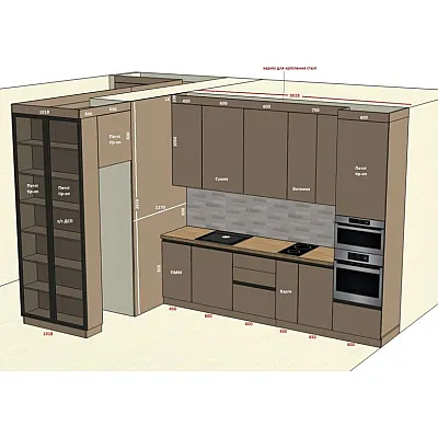 Мебель Вариант Кухни-Прихожей №372 18.02.2026-0