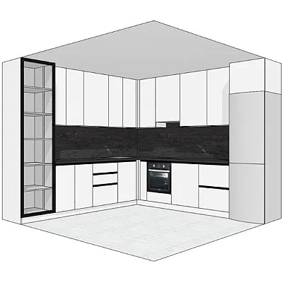 Мебель Вариант Кухни №374 20.02.2026-0