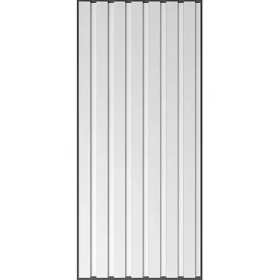 Панель декоративная "Рейки" из полимера Grand Decor HCR 503-0