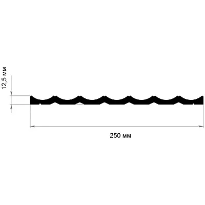 Панель декоративная из полимера Grand Decor HW 369-2