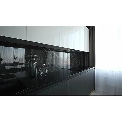 Крашенный глянцевый фасад-0