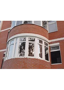 Радиальный балкон EPSILON Epsilon 76 Холодное остекление