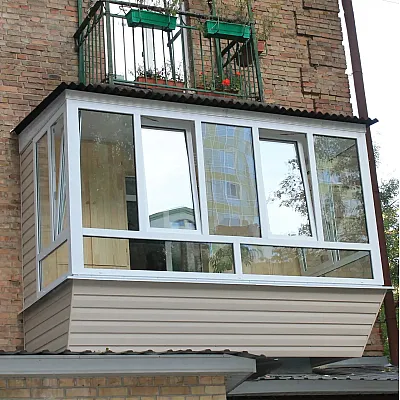 Балкон під ключ з виносом Epsilon, П-подібний-0