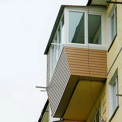 Балкон під ключ з виносом Rehau, П-подібний-0