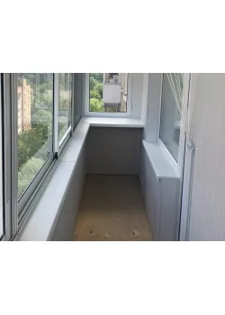 Балкон под ключ с отделкой WDS