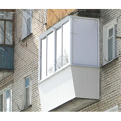 Балкон под ключ с отделкой WDS-0