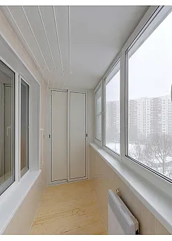 Балкон под ключ с отделкой Steko