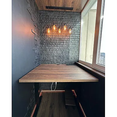 Балкон під ключ з оздобленням WDS-0