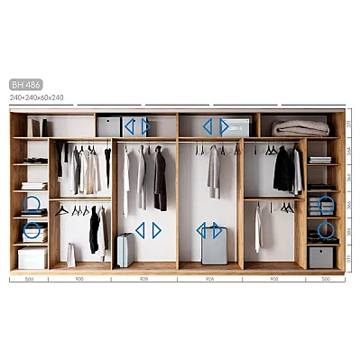 Меблі Шафа-купе Віват BH-486-1