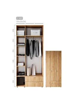 Мебель Шафа Сота C-105