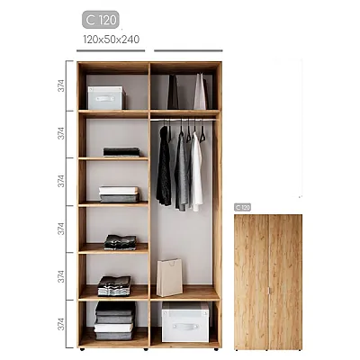 Мебель Шафа Сота C-120-0