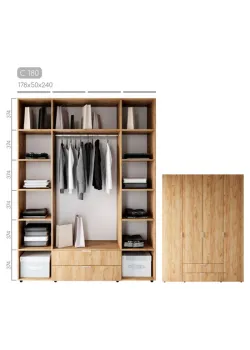 Мебель Шкаф Сота C-180