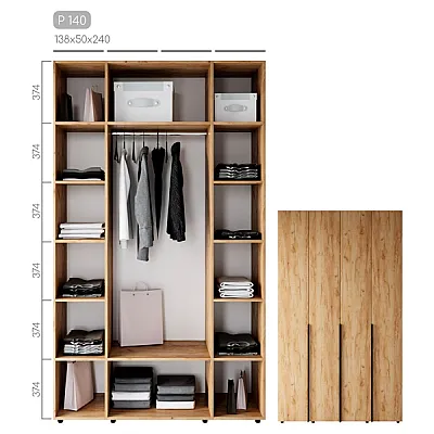 Мебель Шкаф Сота P-140-0