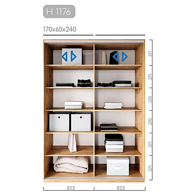 Мебель Шкаф-купе Новатор Н-1176-1