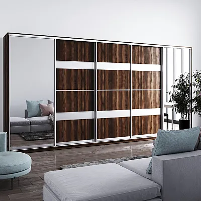 Мебель Шафа-купе Новатор H-4486-0