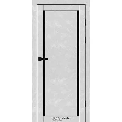 Міжкімнатні Двері SD-PVC-112 BLK Syndicate ПВХ плівка-1