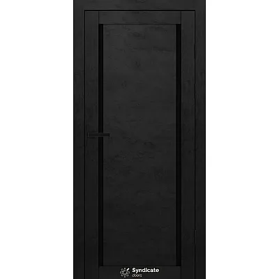 Міжкімнатні Двері SD-PVC-112 BLK Syndicate ПВХ плівка-3
