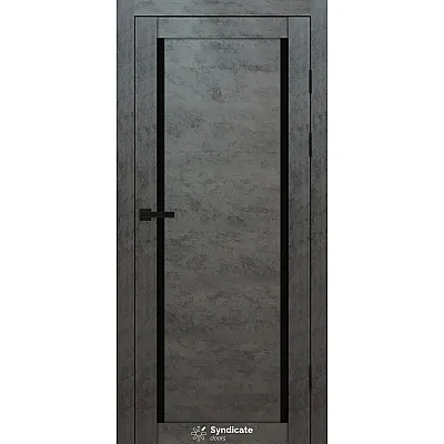 Міжкімнатні Двері SD-PVC-112 BLK Syndicate ПВХ плівка-2