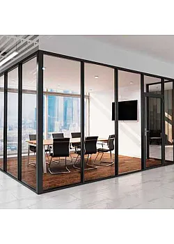 Безрамное остекление для офиса KMD под ключ