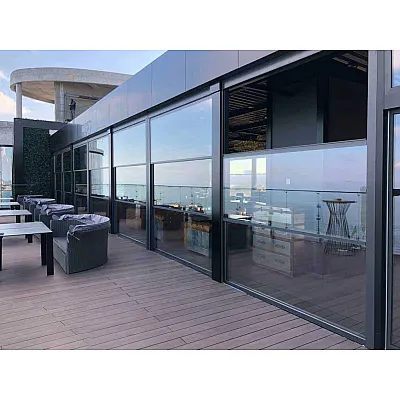 Безрамне засклення з автоматикою (преміум) Reynaers під ключ-0