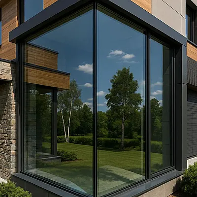 Панорамне засклення в підлогу KMD під ключ-0