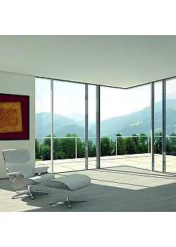 Панорамное остекление в пол Reynaers под ключ