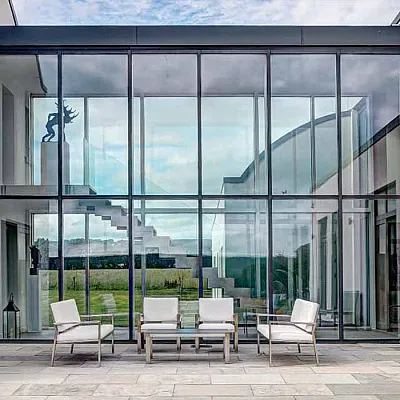 Панорамное остекление в пол Schüco под ключ-0