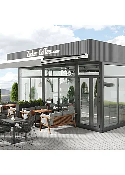 Остекление коммерческих помещений Schüco под ключ