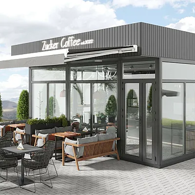 Засклення комерційних приміщень Schüco під ключ-0