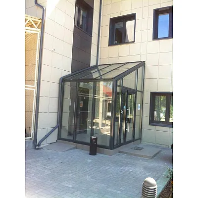 Алюмінієвий тамбур KMD під ключ-0