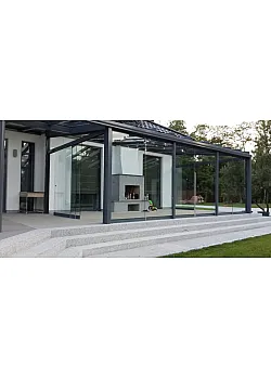 Холодное раздвижное остекление Schüco под ключ