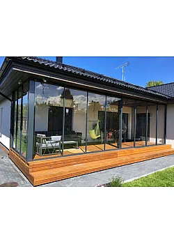 Холодное раздвижное остекление KMD