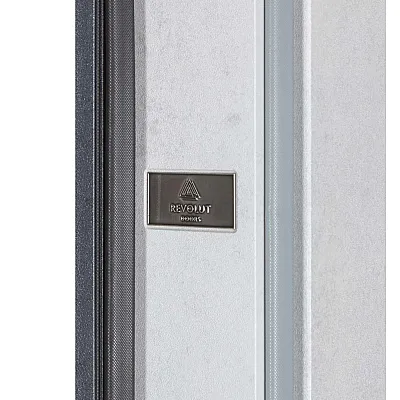 Вхідні Двері B-606 Модель 580/543 Бетон антрацит/Оксид білий Булат-7