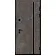 Вхідні Двері Термоультра (квадро) Securemme 546/607 Роксі антрацит/Біла шагрень дзеркало Булат-9-thumb