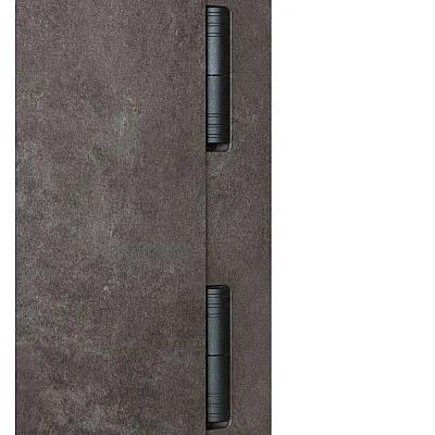 Вхідні Двері Термоультра (квадро) Securemme 546/607 Роксі антрацит/Біла шагрень дзеркало Булат-5