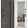Вхідні Двері Термоультра (квадро) Securemme 546/607 Роксі антрацит/Біла шагрень дзеркало Булат-9-thumb