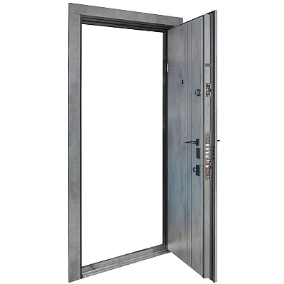 Вхідні Двері ОЛІМП (квадро) Mottura Модель 589 Оксид темний/Оксид темний Булат-3