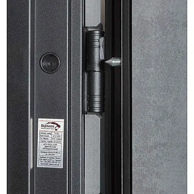 Вхідні Двері ОЛІМП (квадро) Mottura Модель 589 Оксид темний/Оксид темний Булат-7