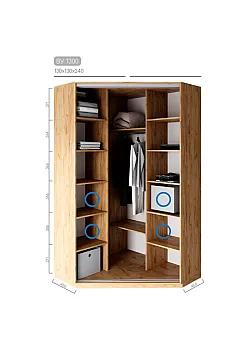 Мебель Шкаф-купе Виват BУ-1300