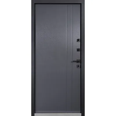 Вхідні Двері COTTAGE 710/265 Metalic anthracite/Вулична Антрацит сірий-7