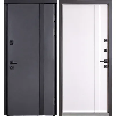 Вхідні Двері COTTAGE 710/265 Metalic anthracite/Вулична Білий Атласний-0