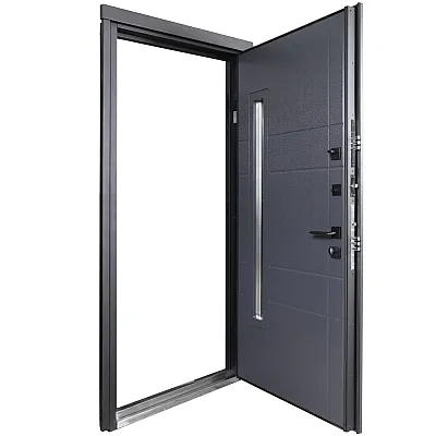 Вхідні Двері COTTAGE 705/431 Metalic anthracite/Вулична Антрацит сірий-8