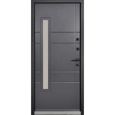 Вхідні Двері COTTAGE 705/431 Metalic anthracite/Вулична Антрацит сірий-11