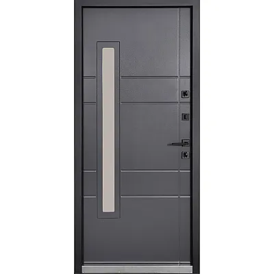 Вхідні Двері COTTAGE 705/431 Metalic anthracite/Вулична Антрацит сірий-1