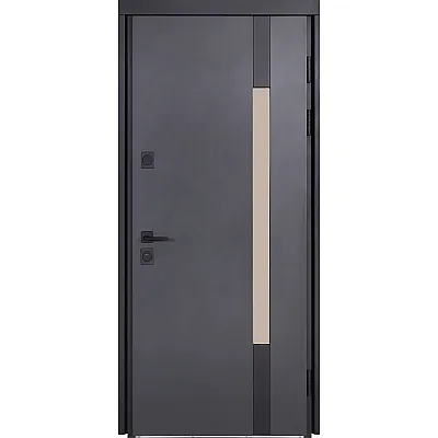 Вхідні Двері COTTAGE 705/431 Metalic anthracite/Вулична Білий Атласний-1