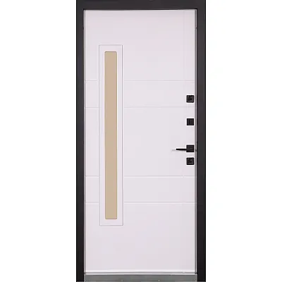 Вхідні Двері COTTAGE 705/431 Metalic anthracite/Вулична Білий Атласний-4