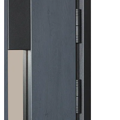 Вхідні Двері Термо Хаус Електро 705/431 Антрацит темний/Вулична Білий атласний-4