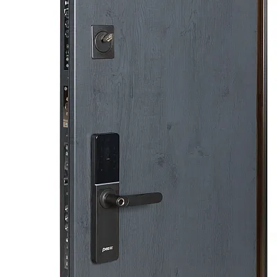 Вхідні Двері Термо Хаус Електро 705/431 Антрацит темний/Вулична Білий атласний-5