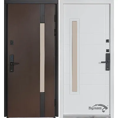 Вхідні Двері Термо Хаус Електро 705/431 Венге темний/Вулична Білий атласний-6